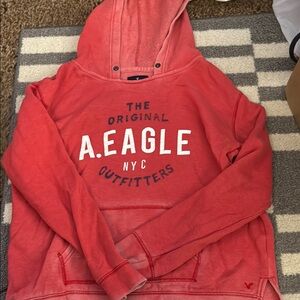 American Eagle Outfitters Red Hoodie